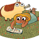 Illustration for article titled Kate Beaton's New Book Is About a Warrior Princess and Her Farting Pony